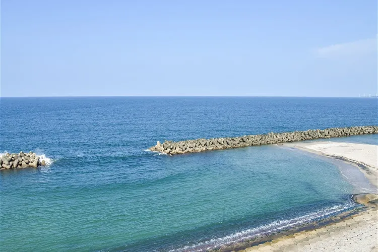 日本海の美しい景色