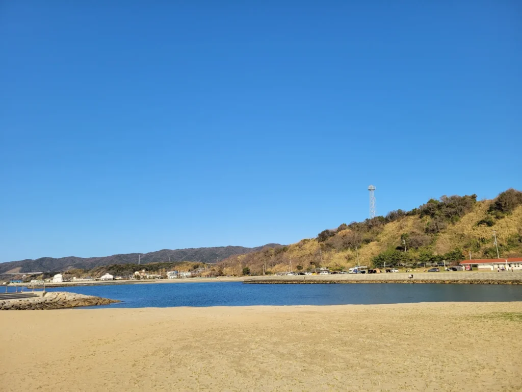 多賀の浜海水浴場の風景