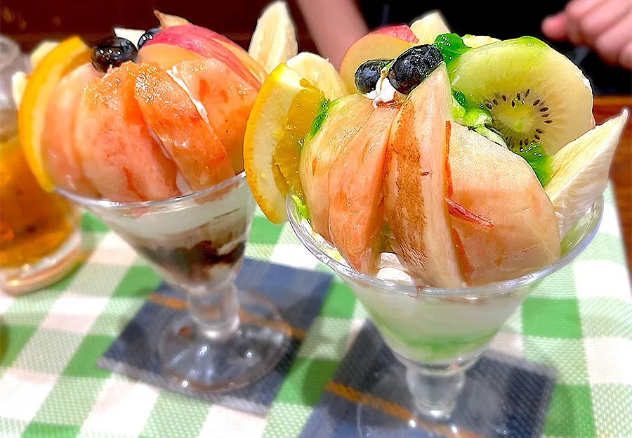 飯坂温泉で食べたいフルーツパフェ