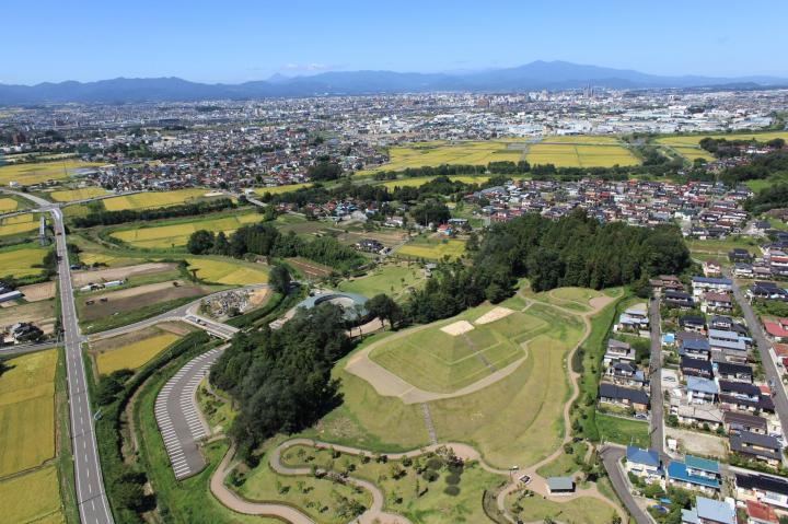 Aerial View of Oayaba Historic Park