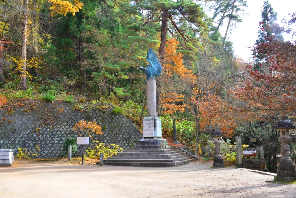 飯盛山の遊歩道