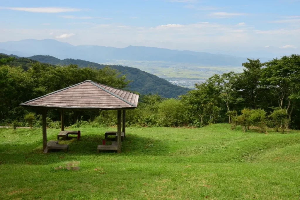 背あぶり山の景色