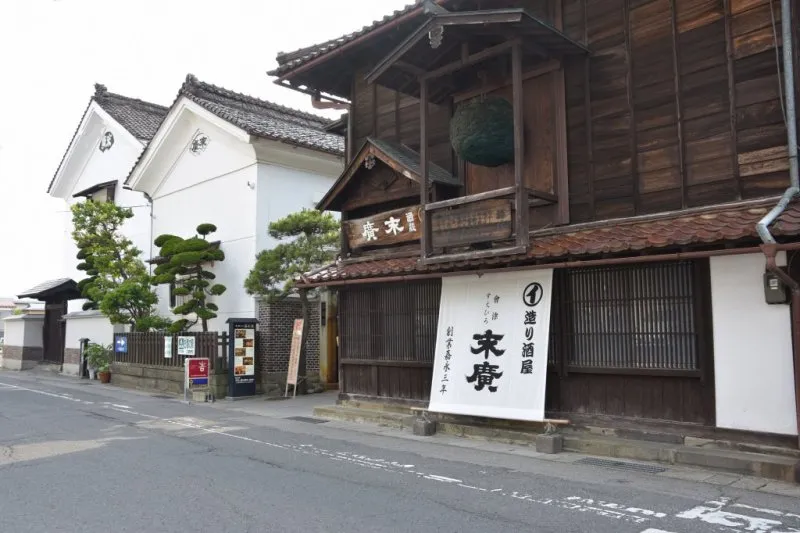 末廣酒造の外観