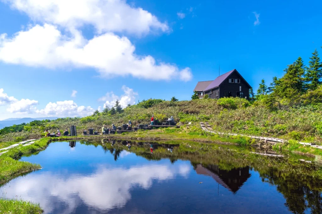 会津駒ヶ岳の自然風景