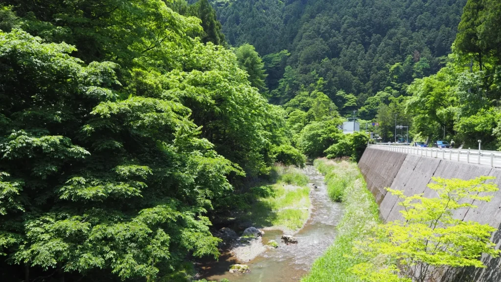 芦ヶ久保の川
