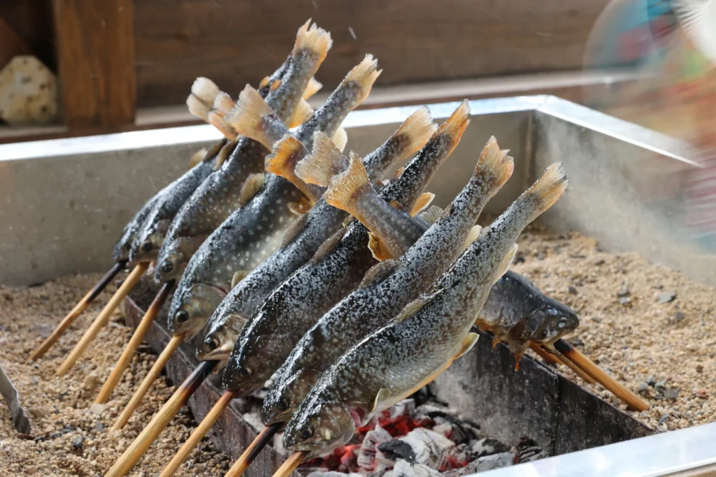 岩魚の塩焼き