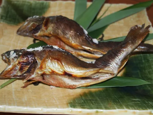 岩魚の炭焼き