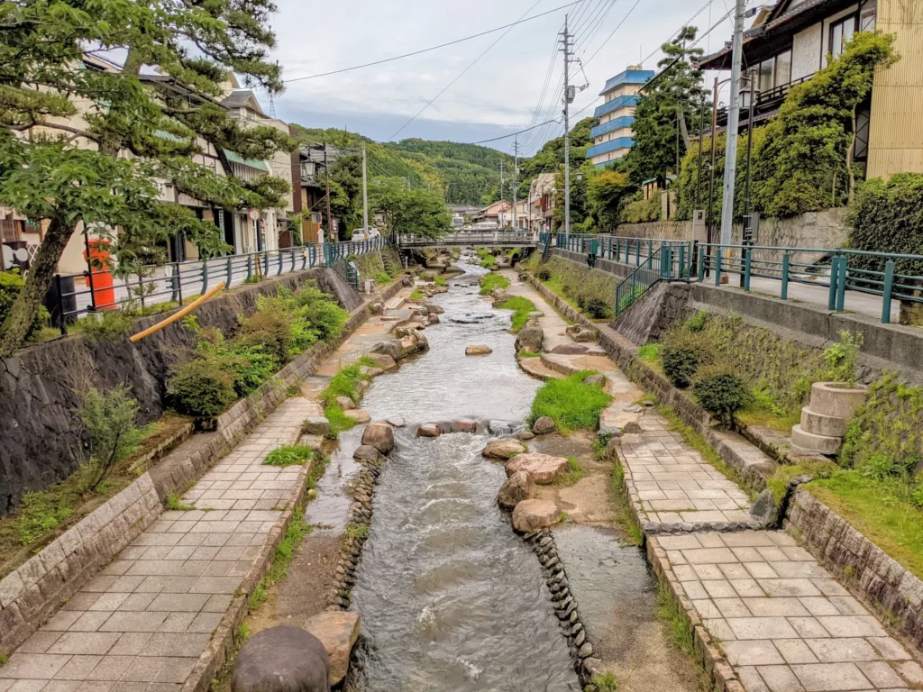 玉造温泉の街並み