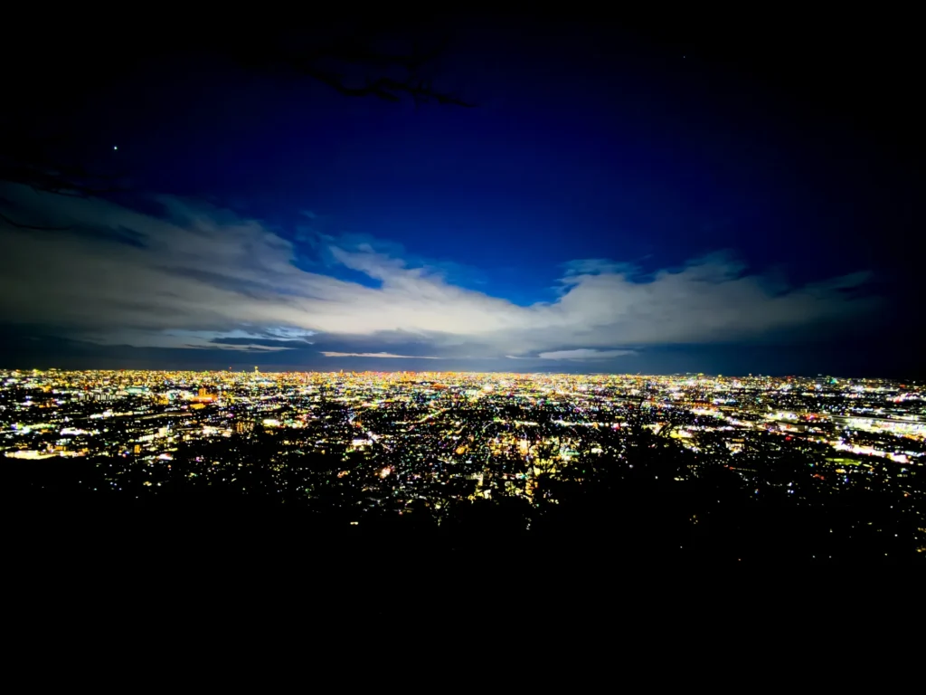 飯盛山からの夜景