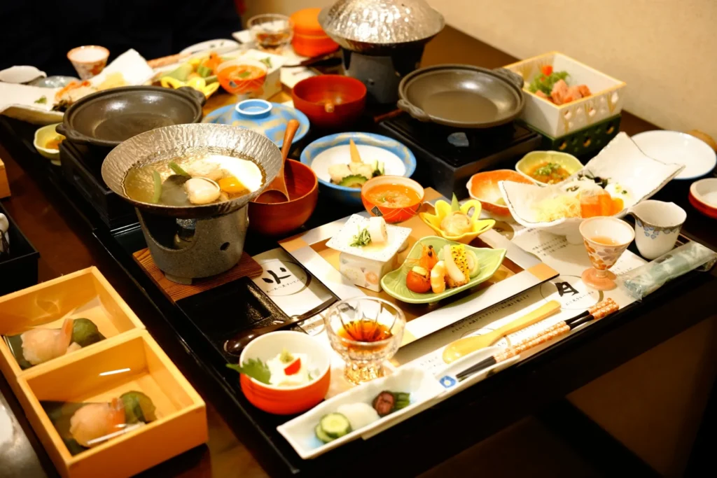 旅館の食事