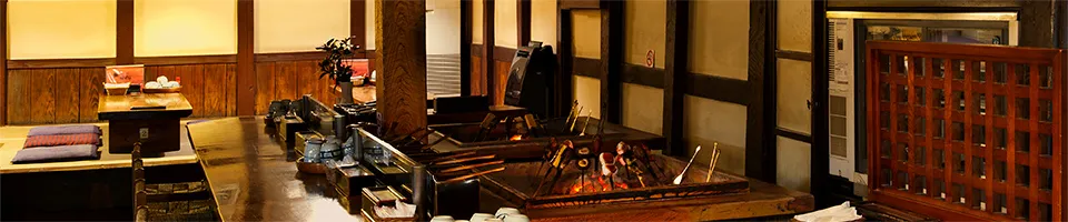 満田屋の内装