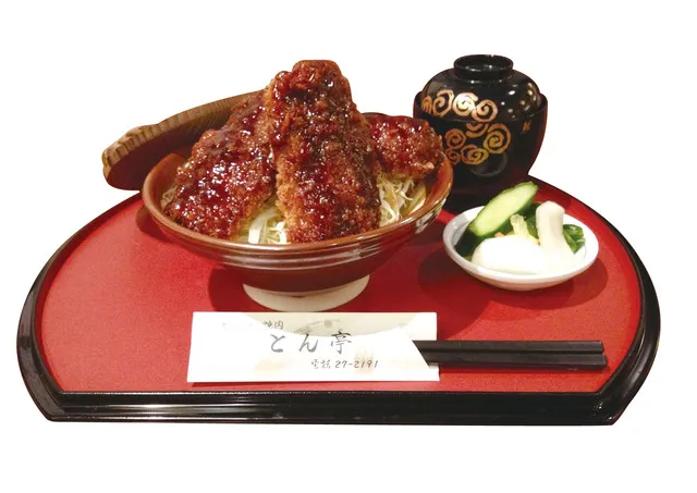 とん亭のソースかつ丼
