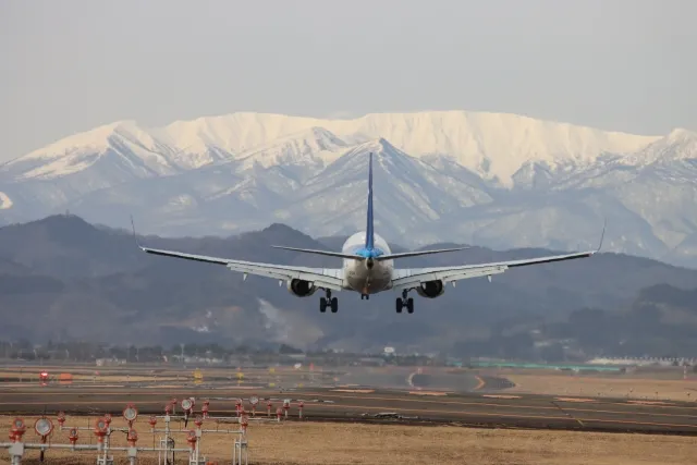 飛行機を間近で見ることのできる絶好のビュースポット