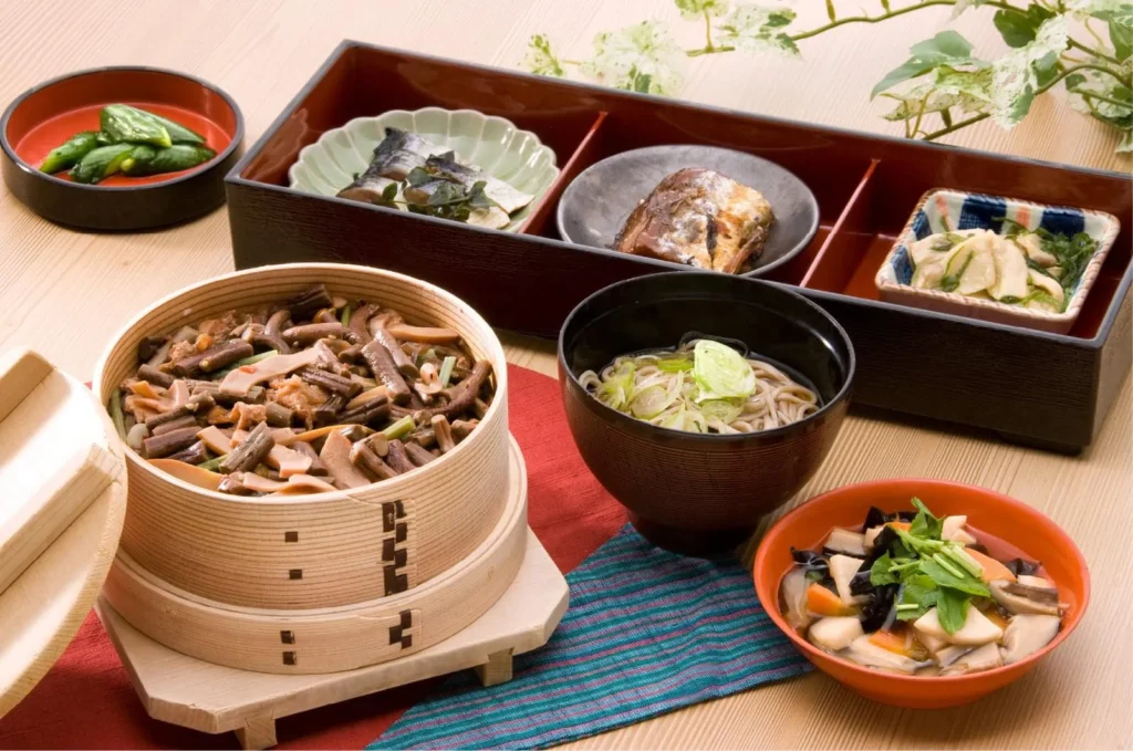 九曜亭のランチ