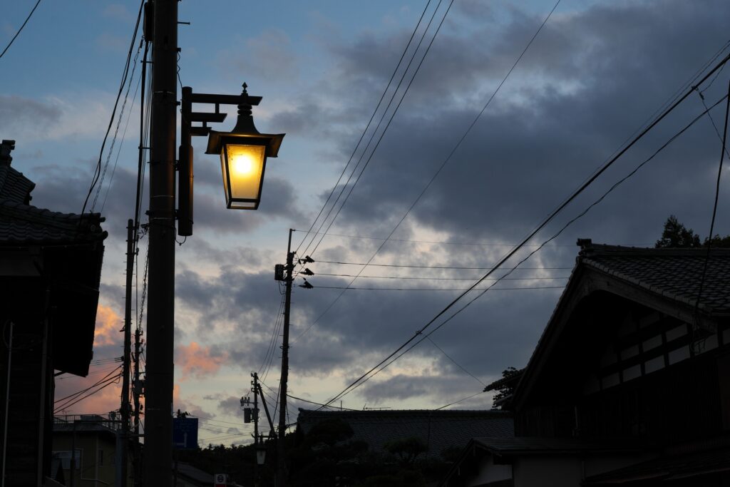 弥彦村の夜景