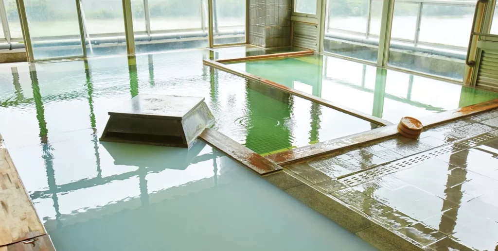 咲花温泉 阿賀のめぐみ望川閣の大浴場