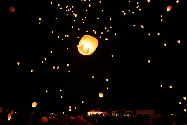 新潟県津南町で毎年開催される冬の風物詩