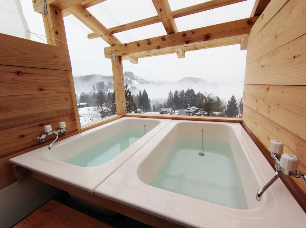 よもぎHouseの露天風呂