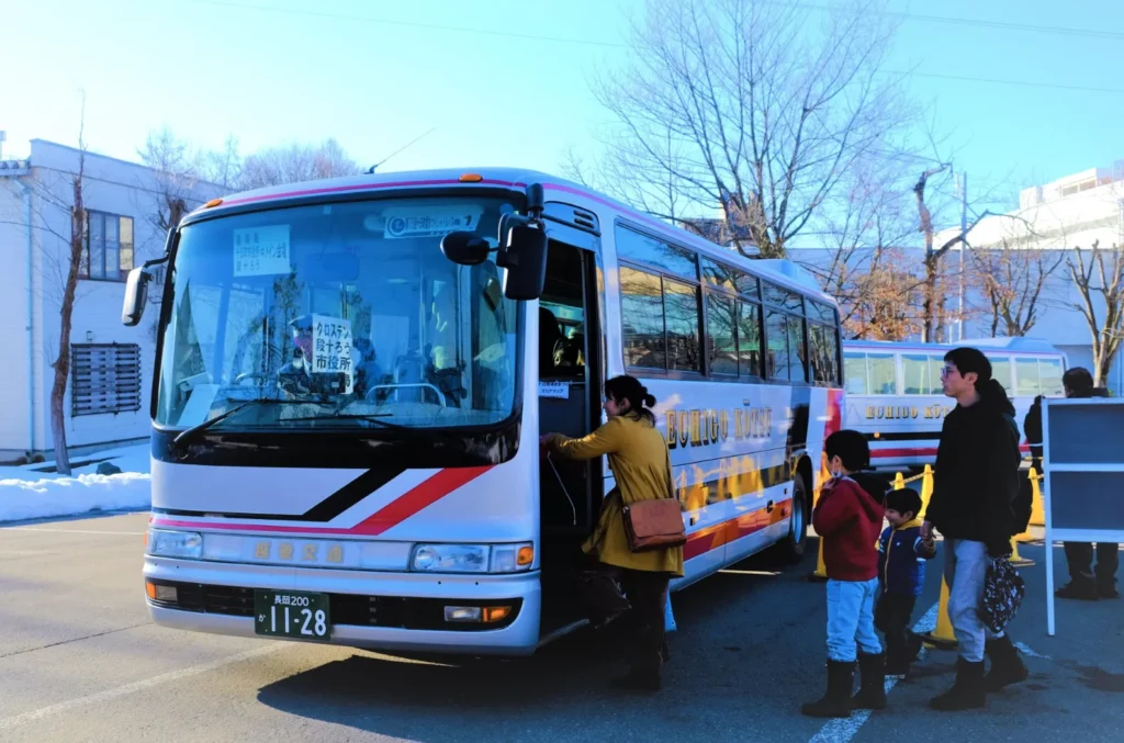 シャトルバスの様子