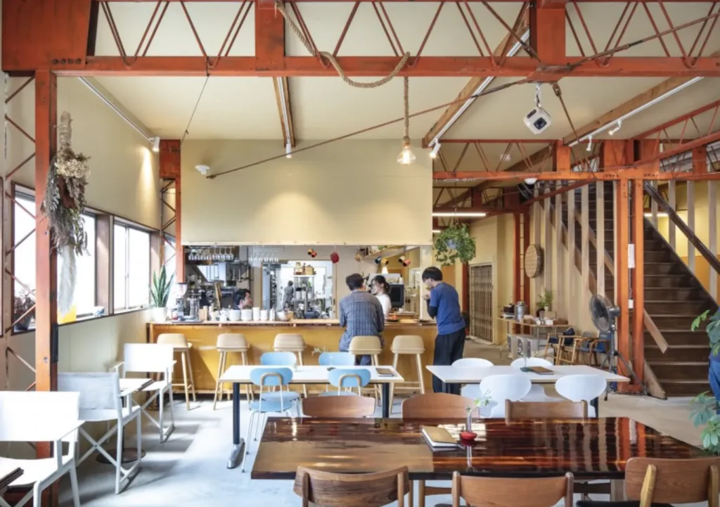 BIKODO CAFEの店内
