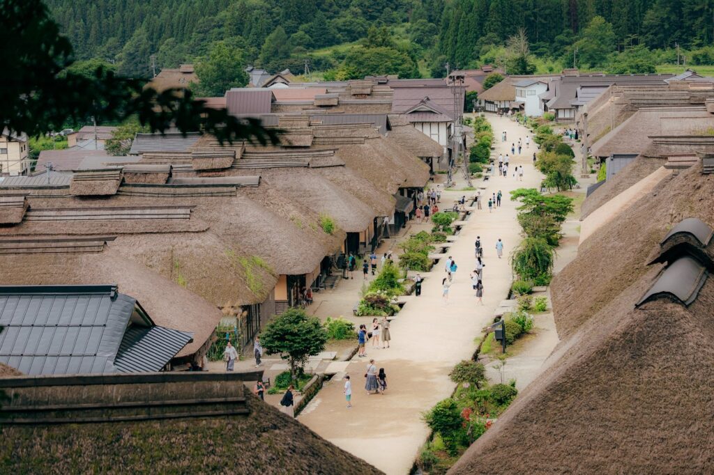 大内宿の街並み