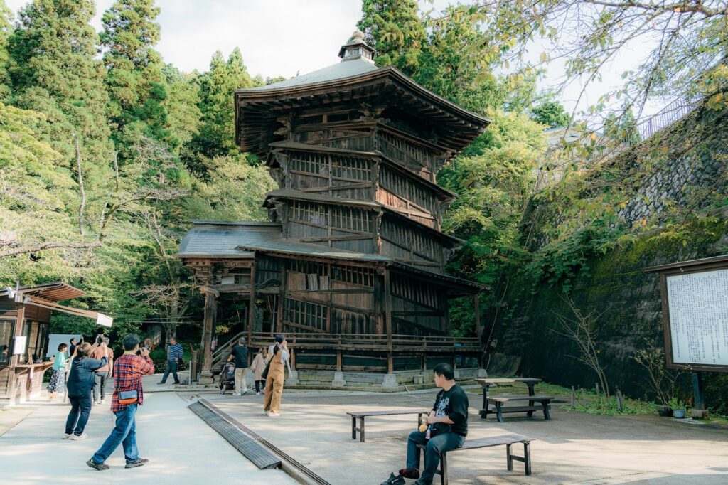 さざえ堂の外観